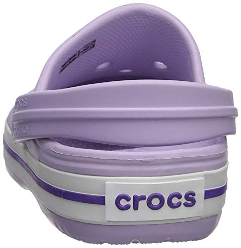 Crocs Crocband Clog Kids, Zuecos Unisex Niños, Morado (Lavender/Neon Purple 5p8), 34/35 EU