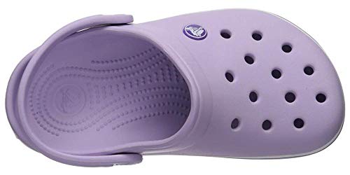 Crocs Crocband Clog Kids, Zuecos Unisex Niños, Morado (Lavender/Neon Purple 5p8), 34/35 EU