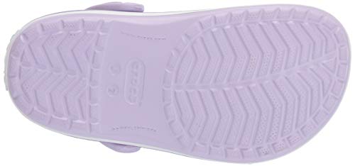 Crocs Crocband Clog Kids, Zuecos Unisex Niños, Morado (Lavender/Neon Purple 5p8), 34/35 EU