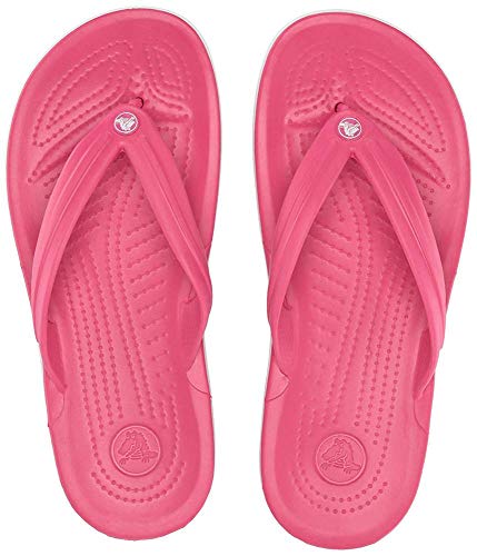 Crocs Crocband Flip, Chanclas Unisex-Adult, Pink, 39/40 EU