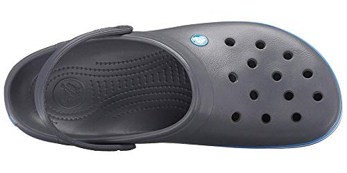 Crocs Crocband U, Zuecos Unisex Adulto, Gris (Charcoal-Ocean), 37-38 EU