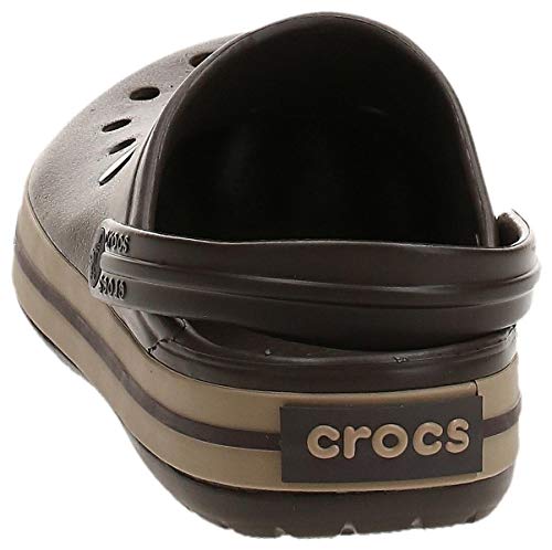 Crocs Crocband U, Zuecos Unisex Adulto, Marrón (Espresso-Khaki), 38-39 EU