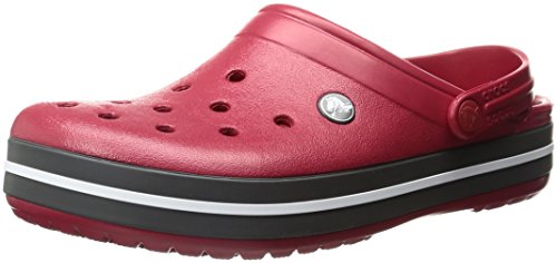 Crocs Crocband U, Zuecos Unisex Adulto, Rojo (Pepper), 37-38 EU