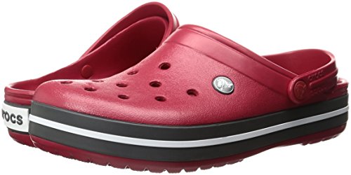 Crocs Crocband U, Zuecos Unisex Adulto, Rojo (Pepper), 38-39 EU