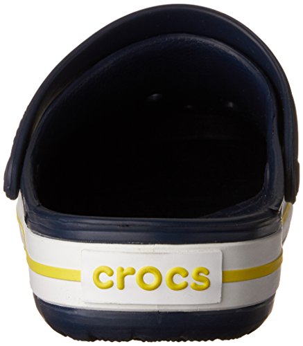 Crocs Crocband, Zuecos Unisex Adulto, Azul (Blue/Yellow), 46/47 EU