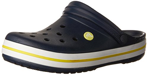 Crocs Crocband, Zuecos Unisex Adulto, Azul (Blue/Yellow), 46/47 EU