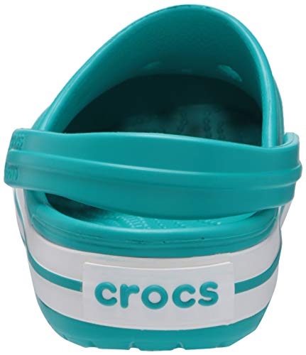 Crocs Crocband, Zuecos Unisex Adulto, Marrón (Latigo Bay/White), 39/40 EU