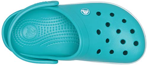 Crocs Crocband, Zuecos Unisex Adulto, Marrón (Latigo Bay/White), 39/40 EU