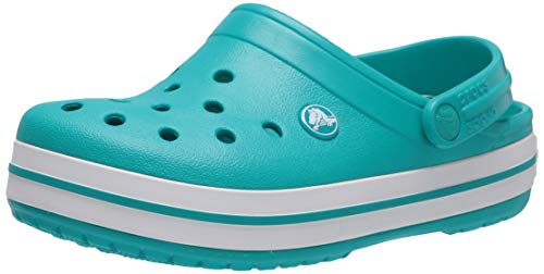 Crocs Crocband, Zuecos Unisex Adulto, Marrón (Latigo Bay/White), 39/40 EU