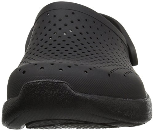 Crocs Literide Clog, Zuecos Unisex Adulto, Negro (Black/Slate Grey), 42/43 EU