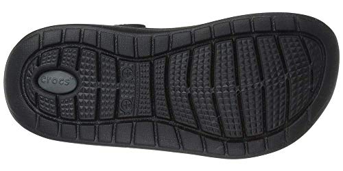 Crocs Literide Clog, Zuecos Unisex Adulto, Negro (Black/Slate Grey), 42/43 EU