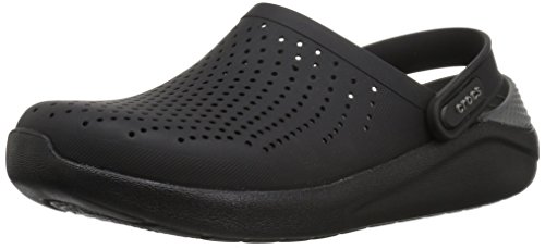 Crocs Literide Clog, Zuecos Unisex Adulto, Negro (Black/Slate Grey), 42/43 EU