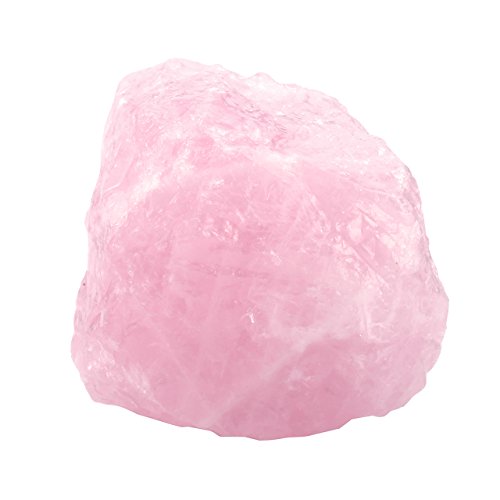 CrystalTears - Gemas de cuarzo rosa para envolver alambre, pulido, golosinas, reiki y wicca