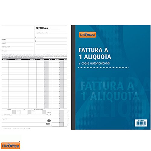 Cuaderno Grande para insertos ad 1 aliquota 2 copias autoricalcanti 50 elementos A4 nickoffice