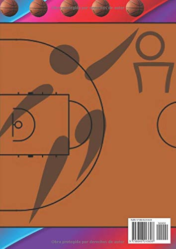 Cuaderno para realizar las mejores estrategias de BALONCESTO: Libro de soporte para la optimización moderna del hermoso juego en el mundo del BALONCESTO