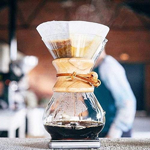 Cubierta de la máquina de café de vidrio Chemex