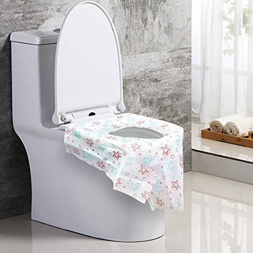 Cubierta del asiento para ir al baño - Cubiertas desechables para el asiento del inodoro