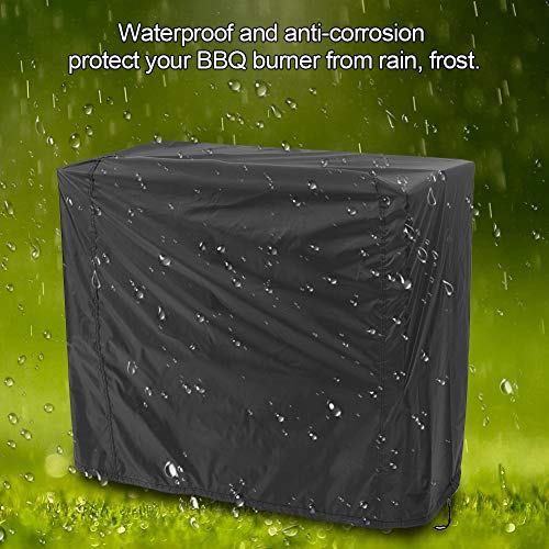 Cubierta impermeable para barbacoa, Cubierta para barbacoa al aire libre Cubierta impermeable para barbacoa, Resistente al agua, Resistente a la intemperie Cubiertas(80x66x100cm)