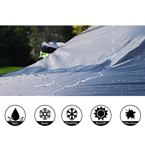 Cubierta para Coche Compatible con Porsche Panamera 4S Impermeable Funda Coche Exterior Cubre Coches Cubierta de Coche Lona Coche Exterior Protector Solar Cubierta Protectora de Coche Cobertura Anti-U