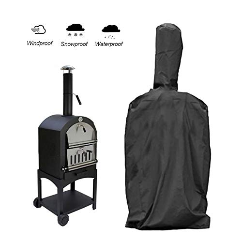 Cubierta Para Horno Leña, Funda Barbacoa Exterior Impermeable, Funda Protectora Para Horno De Jardín Y Exterior, Chimenea Barbacoa Horno Jardin Accesorios, Tela Oxford 210T De Alta Resistencia