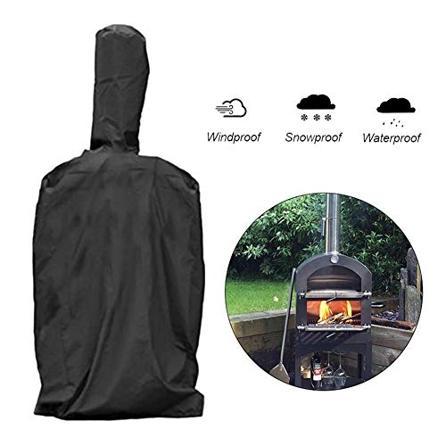 Cubierta Para Horno Leña, Funda Barbacoa Exterior Impermeable, Funda Protectora Para Horno De Jardín Y Exterior, Chimenea Barbacoa Horno Jardin Accesorios, Tela Oxford 210T De Alta Resistencia