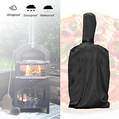 Cubierta Para Horno Leña, Funda Barbacoa Exterior Impermeable, Funda Protectora Para Horno De Jardín Y Exterior, Chimenea Barbacoa Horno Jardin Accesorios, Tela Oxford 210T De Alta Resistencia