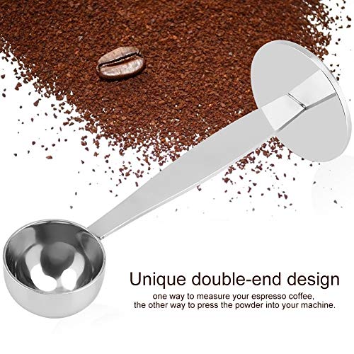 Cuchara medidora para café, pisada de café, cuchara de café, acero inoxidable