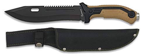 CUCHILLERIA DEPORTIVA Albainox - 32113 - Cuchillo albainox Coyote. Hoja: 19.5 - Herramienta para Caza, Pesca, Camping, Outdoor, Supervivencia y Bushcraft