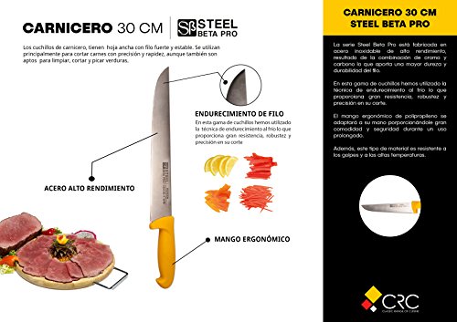 Cuchillo carnicero profesional 30 cm - STEEL βPRO