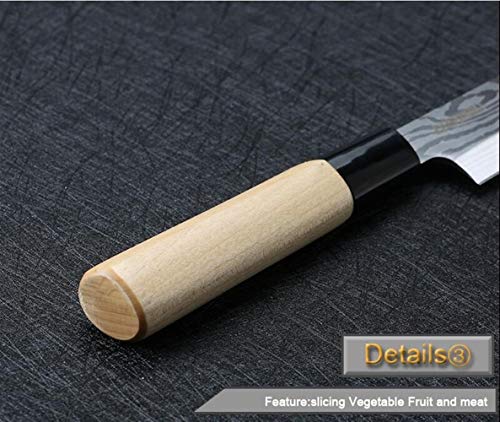 Cuchillo chef Cuchillos Chef Salmon sushi japonés cuchillos de acero inoxidable sashimi cuchillo de cocina pescado crudo filete Capas Cooki cuchillo para restaurantes y cocina en casa