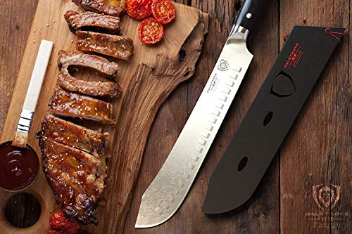 Cuchillo de carnicero DALSTRONG serie Shogun – Japonés AUS-10V Super Steel – Tratamiento térmico al vacío – con vaina – carne, barbacoa, cuchillo de rotura