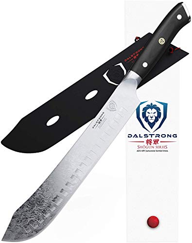 Cuchillo de carnicero DALSTRONG serie Shogun – Japonés AUS-10V Super Steel – Tratamiento térmico al vacío – con vaina – carne, barbacoa, cuchillo de rotura