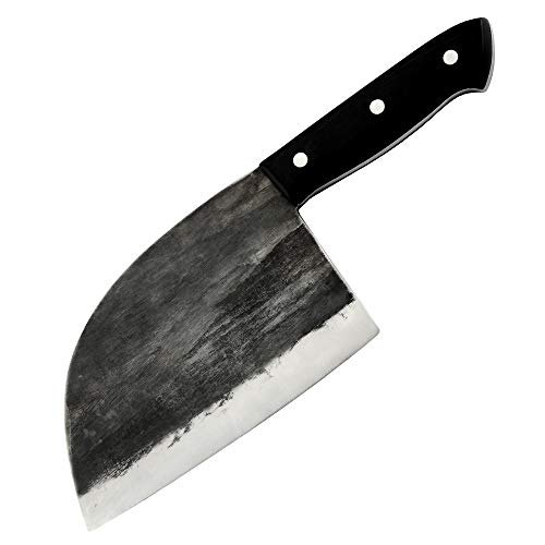 Cuchillo de cocina de acero inoxidable hecho a mano Calidad Cuchillo para cortar Para cleaver Herramienta de cocina El mejor regalo Mango de madera Cuchillo de chef