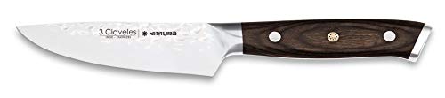 Cuchillo de Verduras profesional 3 Claveles Kimura cuchillo de cocina muy ligero menaje de cocina muy resistente de 9 cm-3,5" de hoja