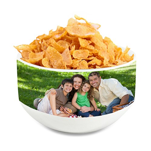 Cuencos de Cereales con impresión fotográfica – Cerámica – Cuenco de Desayuno con Foto Personalizada Incluso Decora – Tazón de Cereales con Foto Imprimir – Cuenco de Desayuno (Personaliza