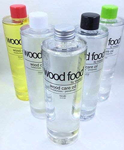 [Cuidado completo para productos de madera y bambú] «wood food» Aceita para Tablas de Cortar, Muebles y Juguetes para niños (Neutral (sin olor), 400ML)