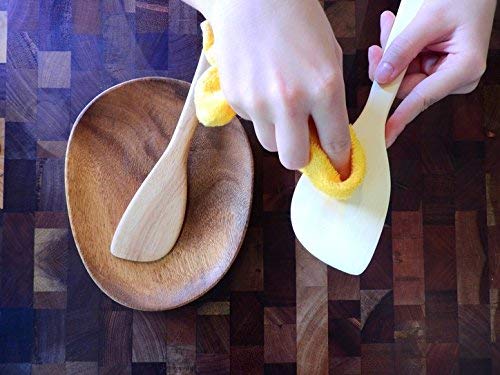 [Cuidado completo para productos de madera y bambú] Wood Food Cera para Tablas de Cortar, Muebles y Juguetes para niños (Coco organico, 180ML (Sin espátula))