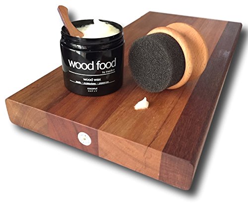 [Cuidado completo para productos de madera y bambú] Wood Food Cera para Tablas de Cortar, Muebles y Juguetes para niños (Naranja sanguina, 180ML)