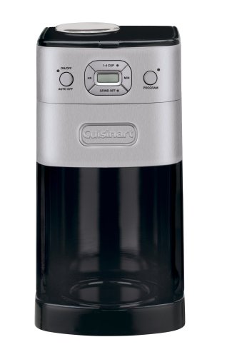 Cuisinart grind-and-brew térmica 10 tazas cafetera automática cristal 12-Cup metal cepillado