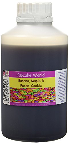 Cupcake World Aromas Alimentarios Intenso Galleta de Plátano, Arce y Pacana - 500 ml