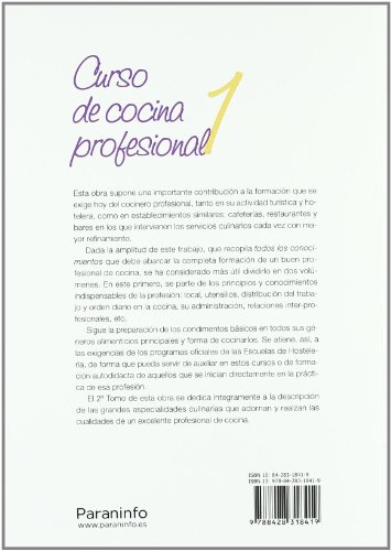 Curso de cocina profesional. Tomo 1