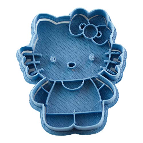 Cuticuter Hello Kitty Entera Cortador de Galletas, Azul, 8x7x1.5 cm