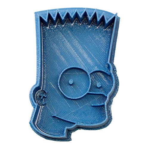 Cuticuter Los Simpsons Bart Cortador de Galletas, Azul, 8x7x1.5 cm
