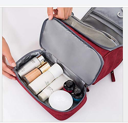 CYBERNOVA Bolsa de Aseo para Viajes, Kit Grande de Organizador cosmético Resistente al Agua, Bolsa de Aseo compacta Hombres y Mujeres (púrpura)