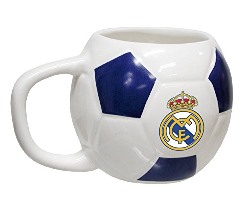 CYP Imports MG-200-RM Taza cerámica con Forma de balón 35 cl, diseño Real Madrid, 0, 0 Inches