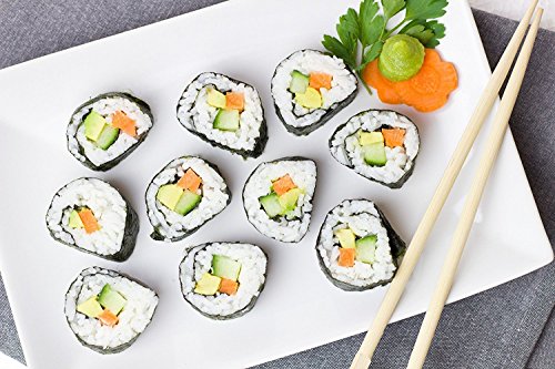 DAECHUN LAVER Sushi Nori, Tostado de mar (10 hojas completas) Grado de plata bolsa de 22g