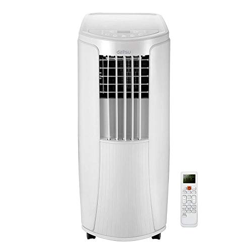 Daitsu 3NDA0088 Aire Acondicionado Portátil con Bomba de Calor APD-12HK, potencia 3027 kcal/h, Nuevo Refrigerante R32, Área de Aplicación: 22 m², Clase Energética A-A+