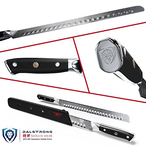 Dalstrong Corte cuchillo - 12" tratados de Granton Edge - Shogun serie - AUS-10V-vacío - vaina