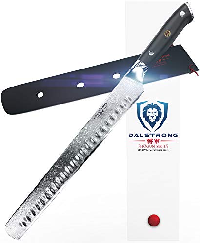 Dalstrong Corte cuchillo - 12" tratados de Granton Edge - Shogun serie - AUS-10V-vacío - vaina