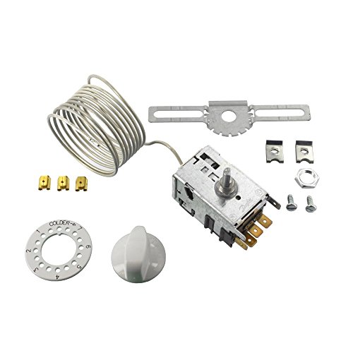 Danfoss Kit original de 3 piezas de termostato para frigoríficos con descongelación automática con capilar de 1,6 m